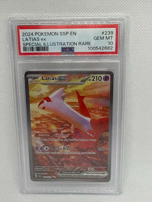 latias Ex special illustration rare psa 10